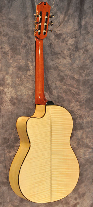 D'Aquisto Nylon Jazz Guitar - back